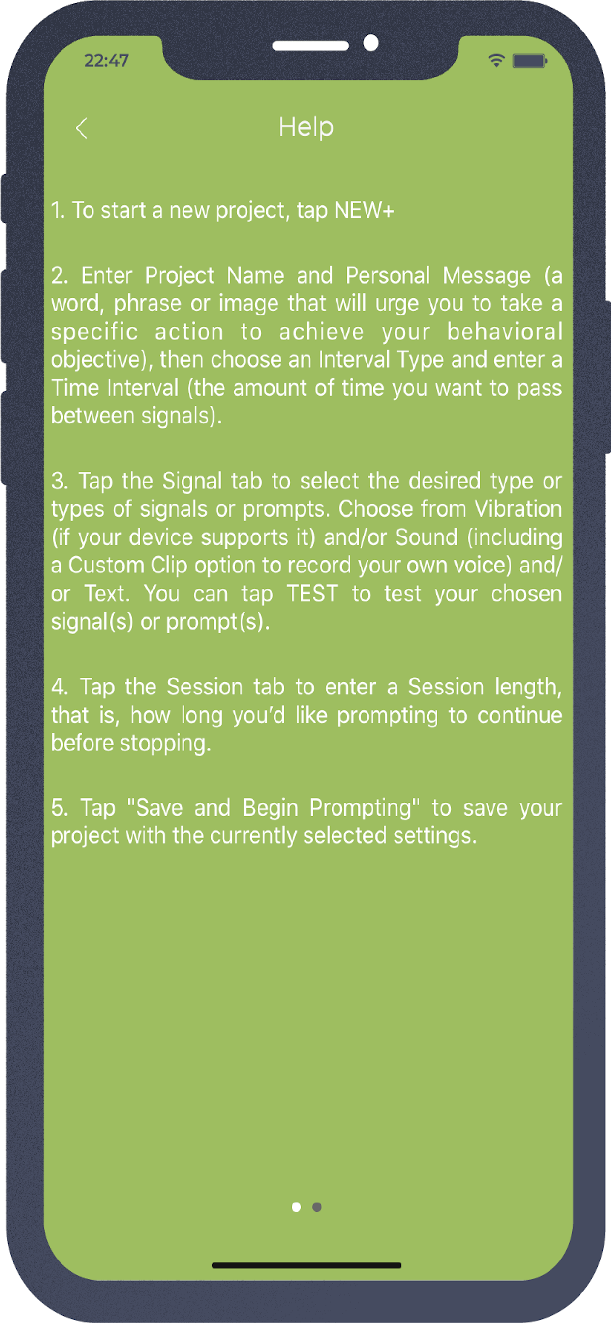 Virtual MotivAider screenshot 4