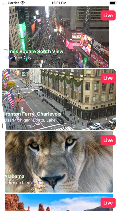 Screenshot #1 pour Live Usa Cams