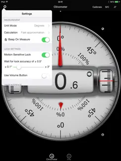 Bubble level and Clinometer iPad image 4