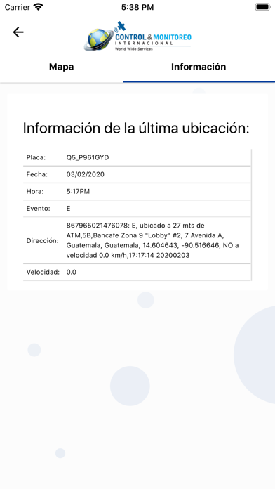 App screenshot