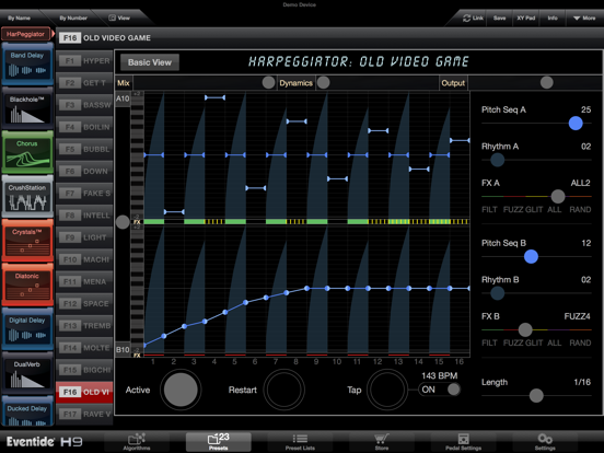 H9 Control iPad app afbeelding 5
