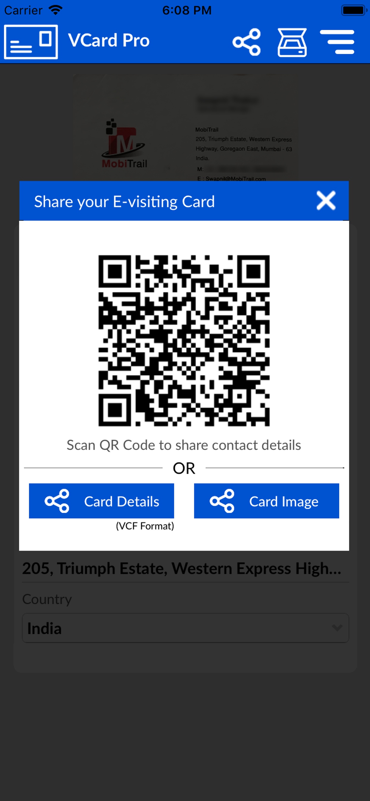 eVisitingCard Pro