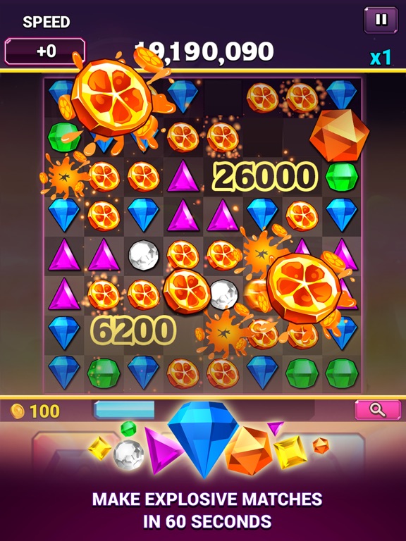 Screenshot #1 for Bejeweled Blitz