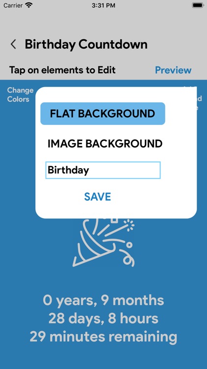 Event Countdown Reminder