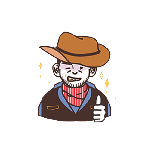 American Cowboy Stickers