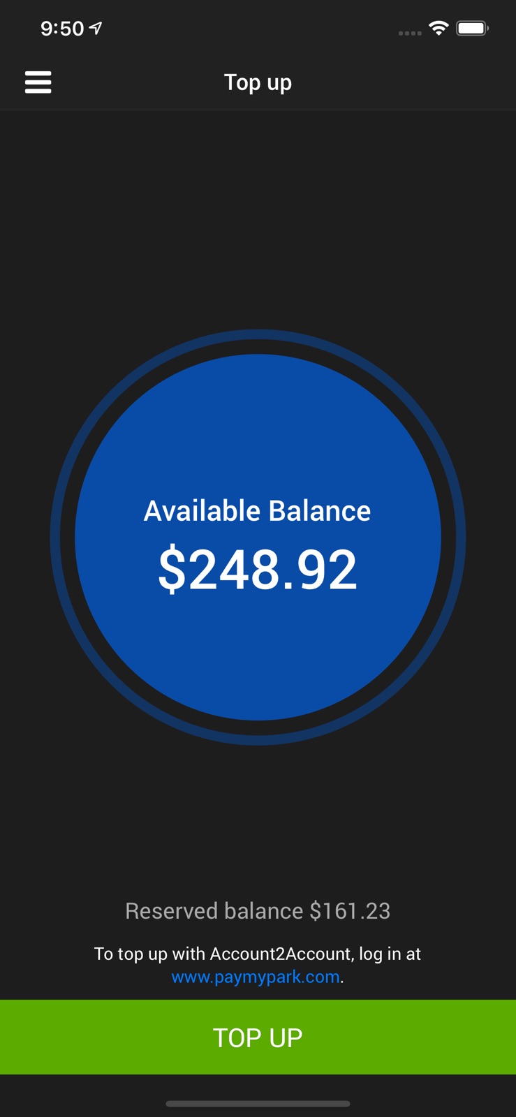 PayMyPark iphone screenshot 4