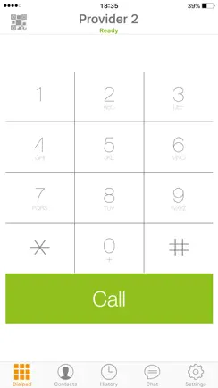 Zoiper Lite voip soft phone iPhone image 1
