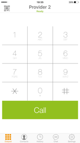 Zoiper Lite voip soft phone screenshot