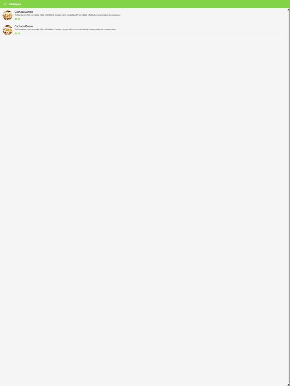 Los Verdes Restaurants iPad screenshot 3 - Lifestyle app