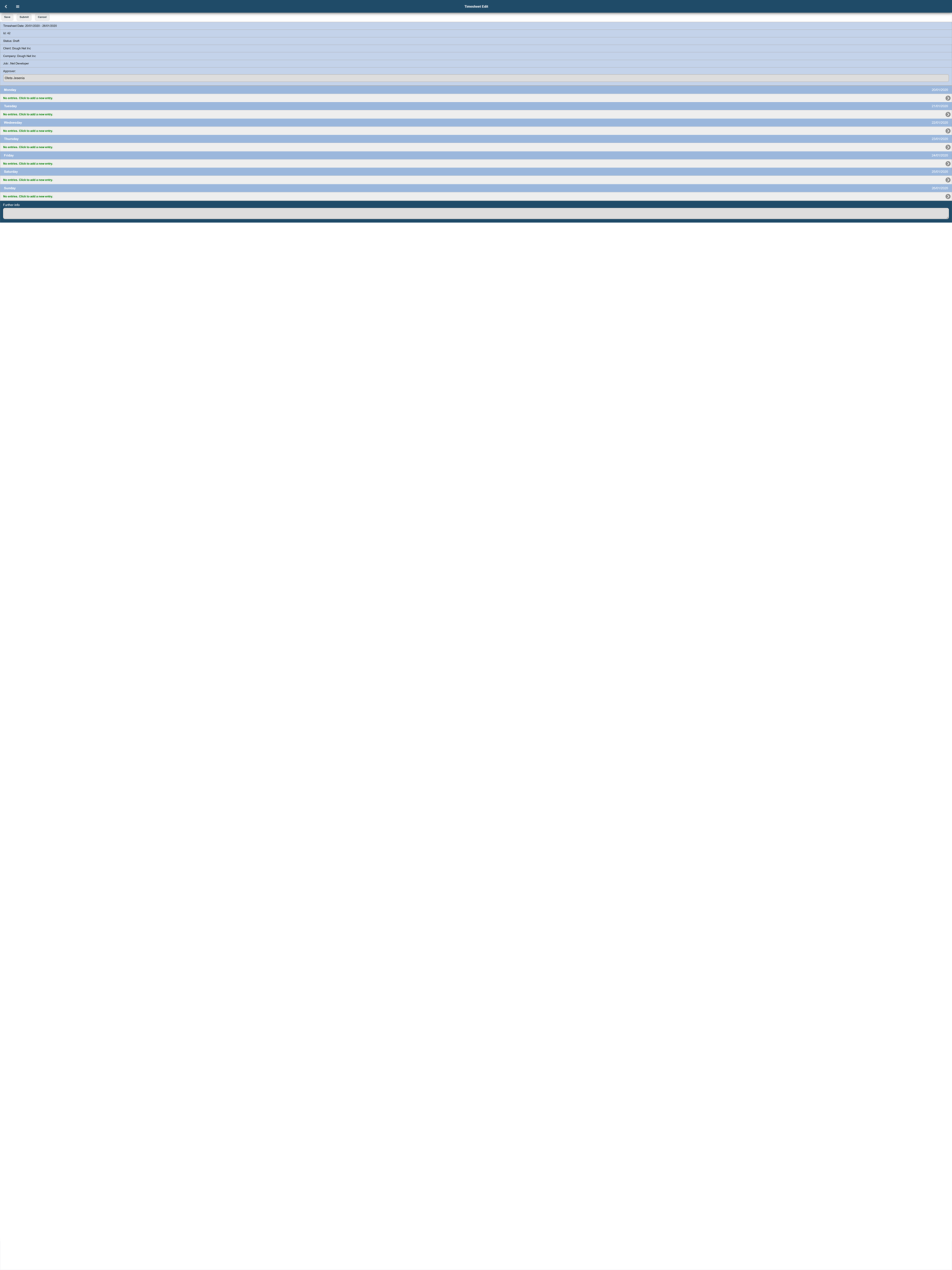 Timesheet Portal screenshot 7