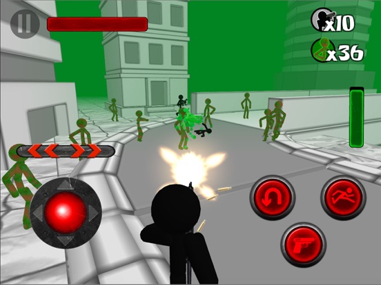 Screenshot #4 pour Stickman Contre Zombie 3D