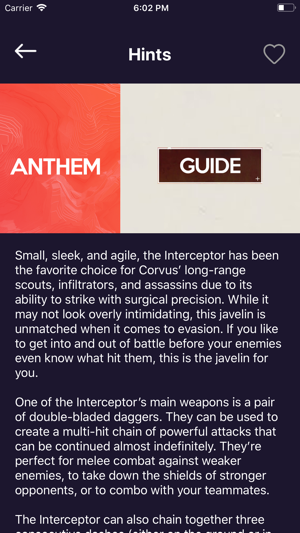 Guide For Anthem をapp Storeで