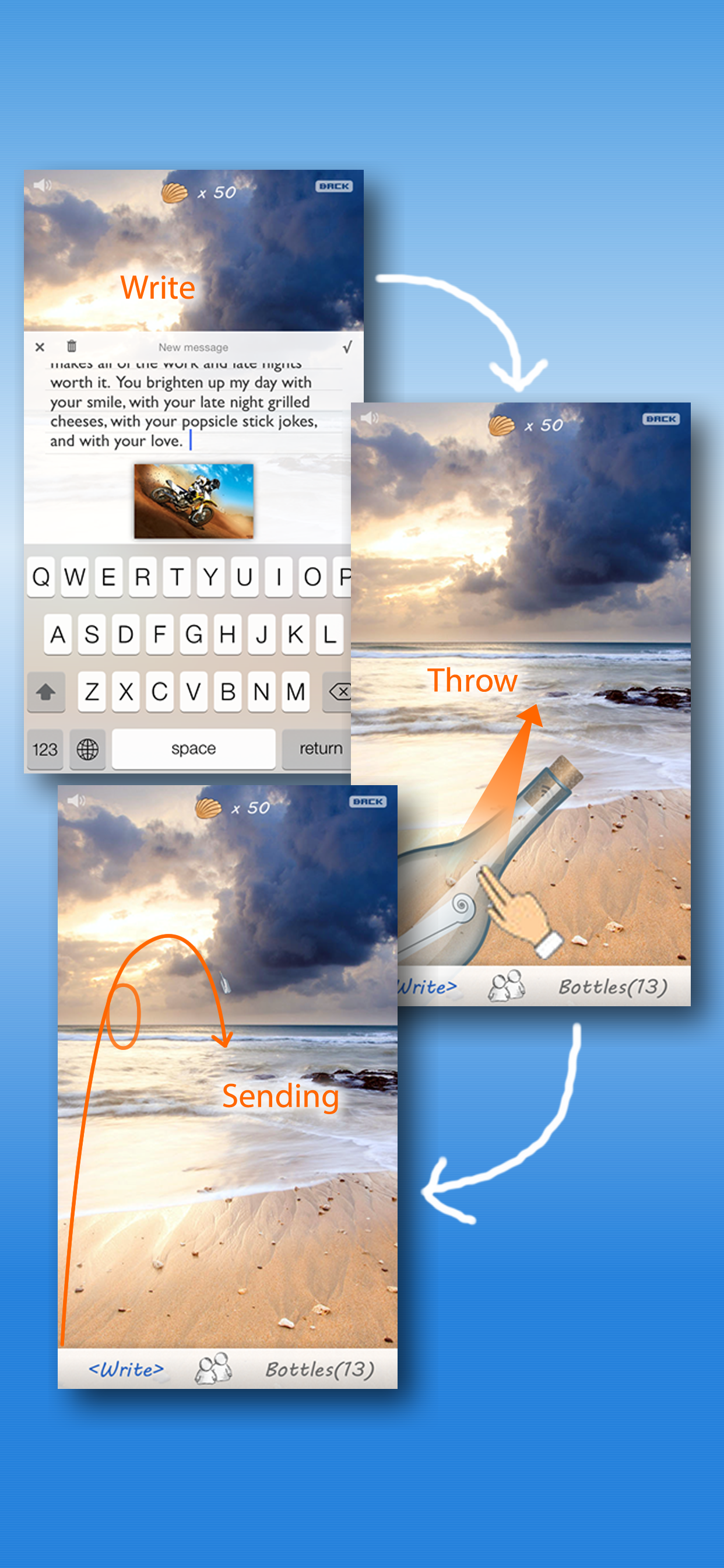 Drift Bottle • screenshot 3