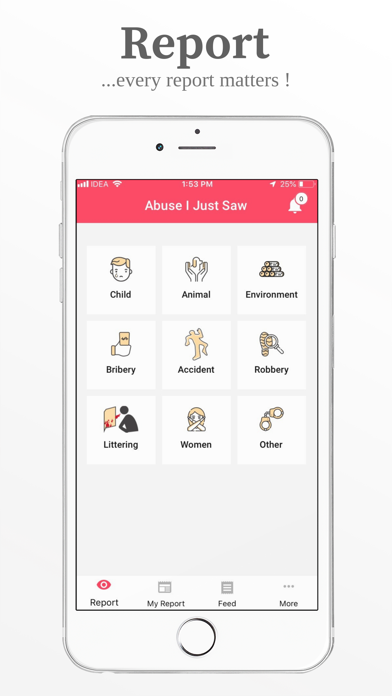 ItsEnuf iPhone screenshot 1 - News app