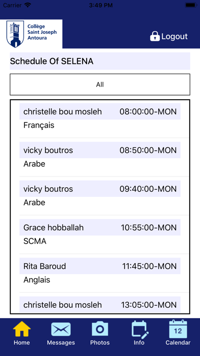 Screenshot #3 pour CSJ Antoura - Parents App