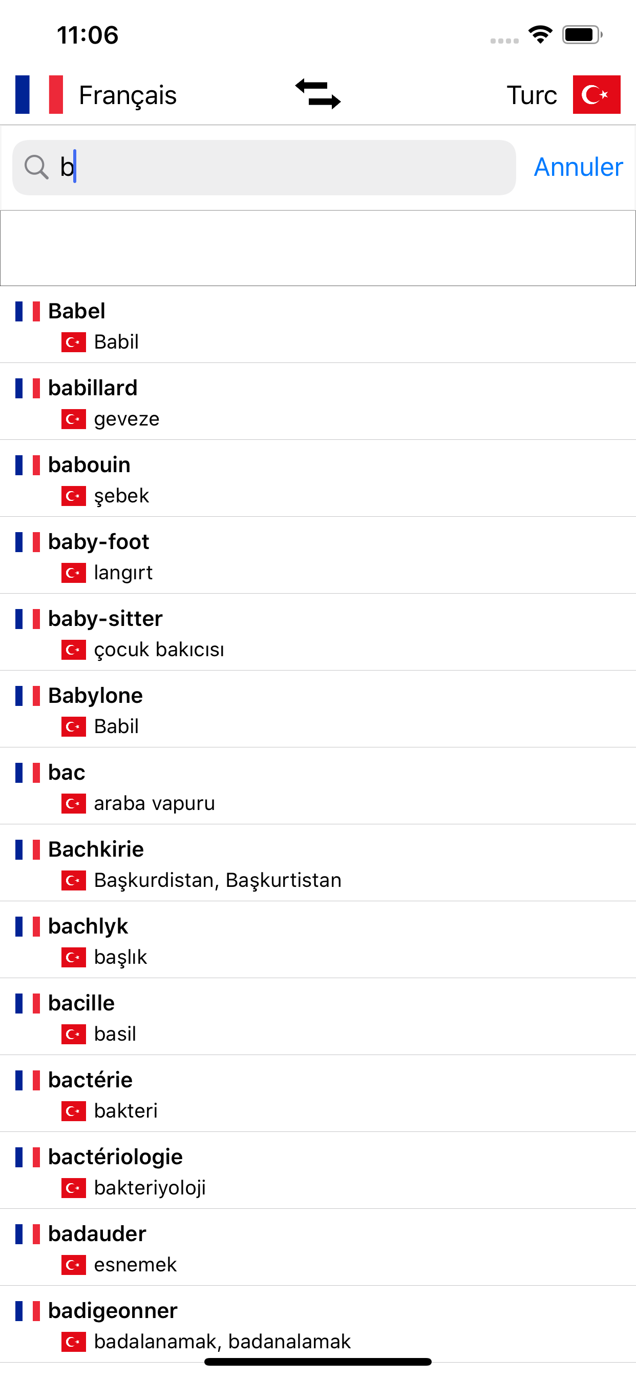 Dictionnaire Turc-Français
