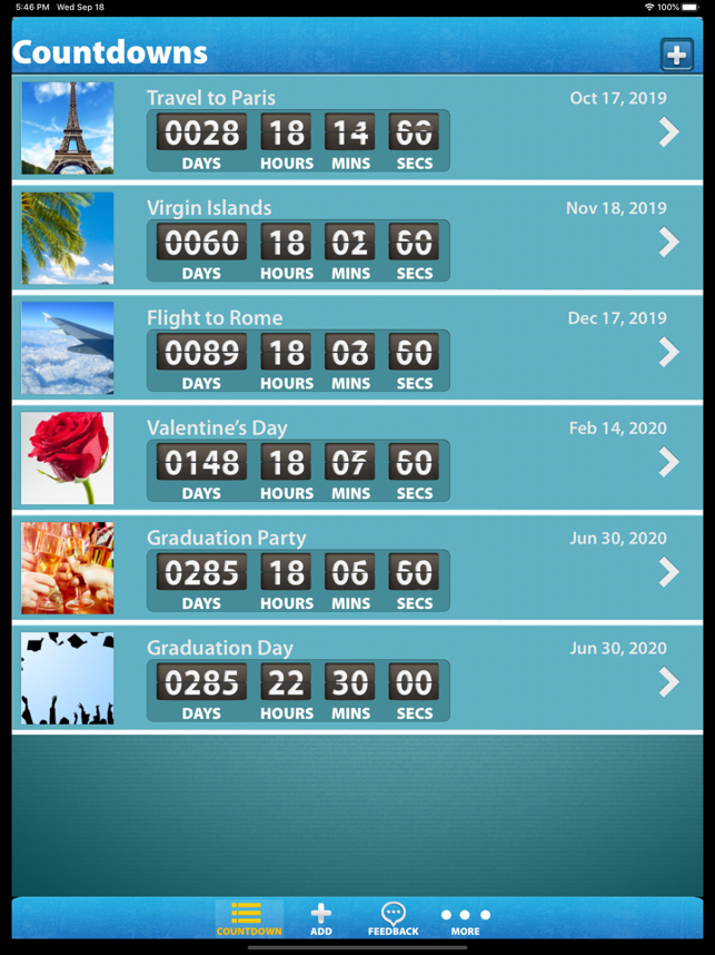 ‎Vacation Countdown! Screenshot