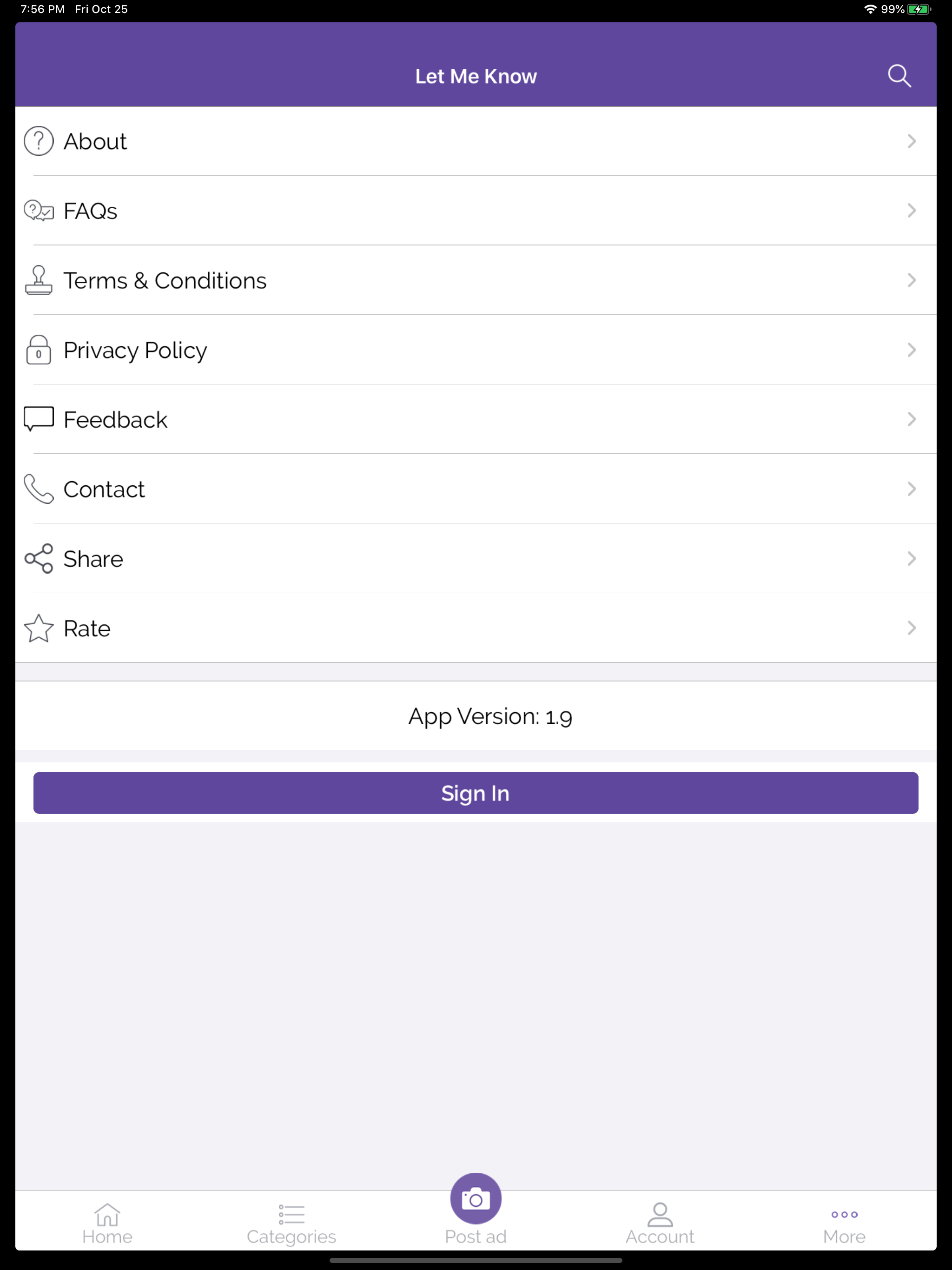 Let Me Know: Classified App screenshot 10