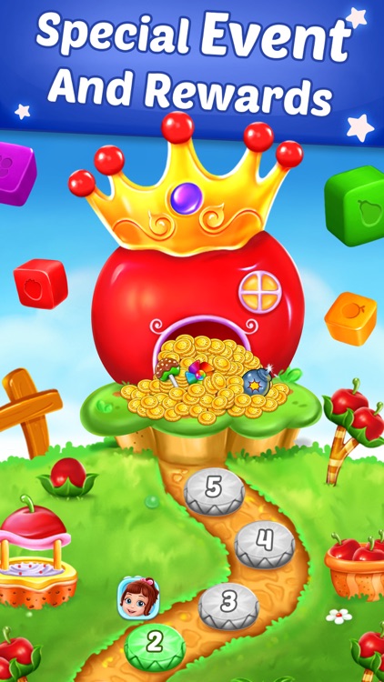 Fruit Cube Blast: Match 3 Game screenshot-3