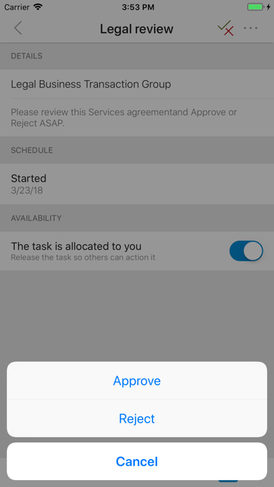 How to cancel & delete K2 Workspace from iphone & ipad 3