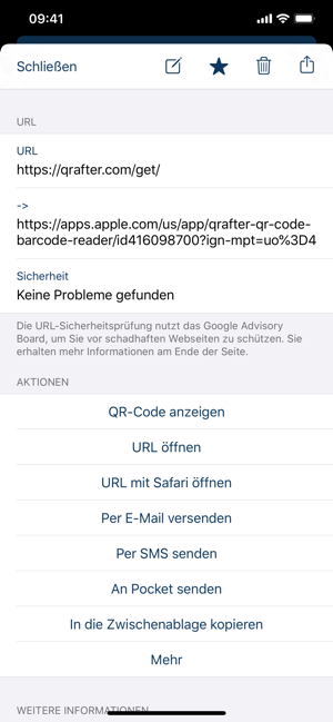 ‎QR Code Scanner: Qrafter Screenshot