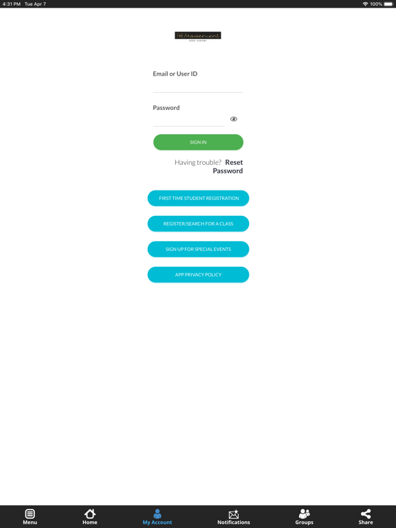 The Movement Dance Academy iPad screenshot 6 - Lifestyle app