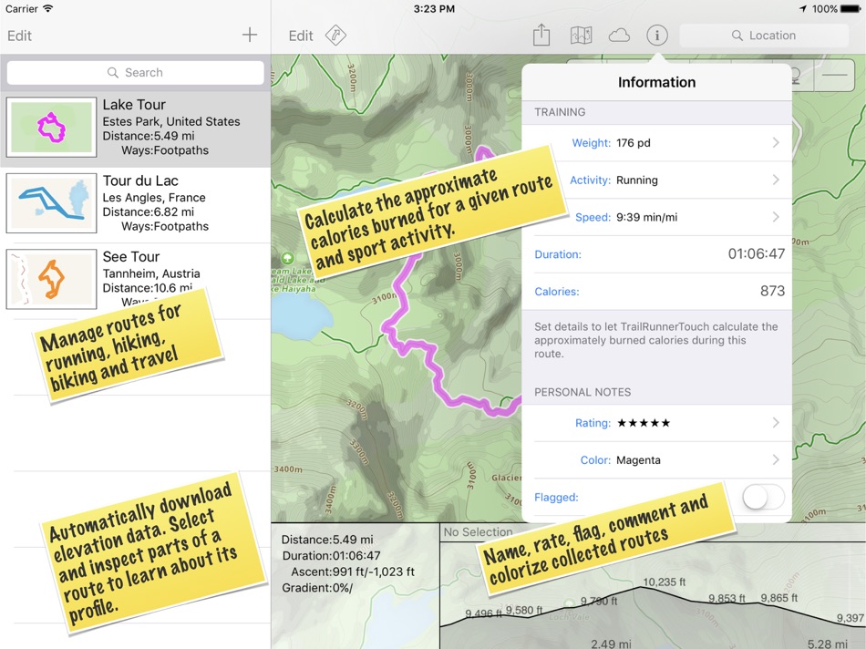 TrailRunner touch — GPX Editor - 3.1.9535 - (iOS)