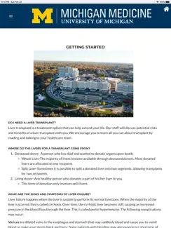 Liver Transplant Education iPad image 1
