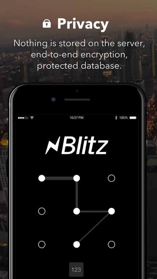 #2. Blitz – Secure Chat (iOS) Podle: Blitz Sec