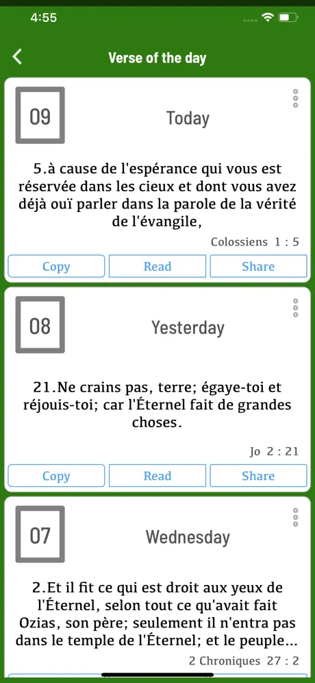 La Bible Darby Français