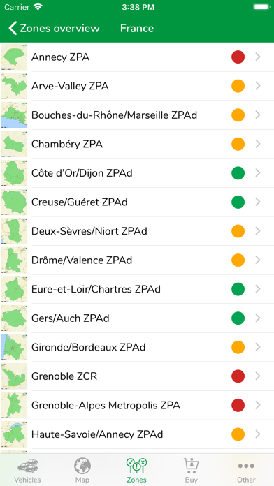 Green-Zones Screenshot