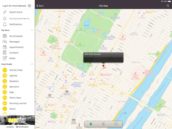 Sourcing Journal Events iPad screenshot