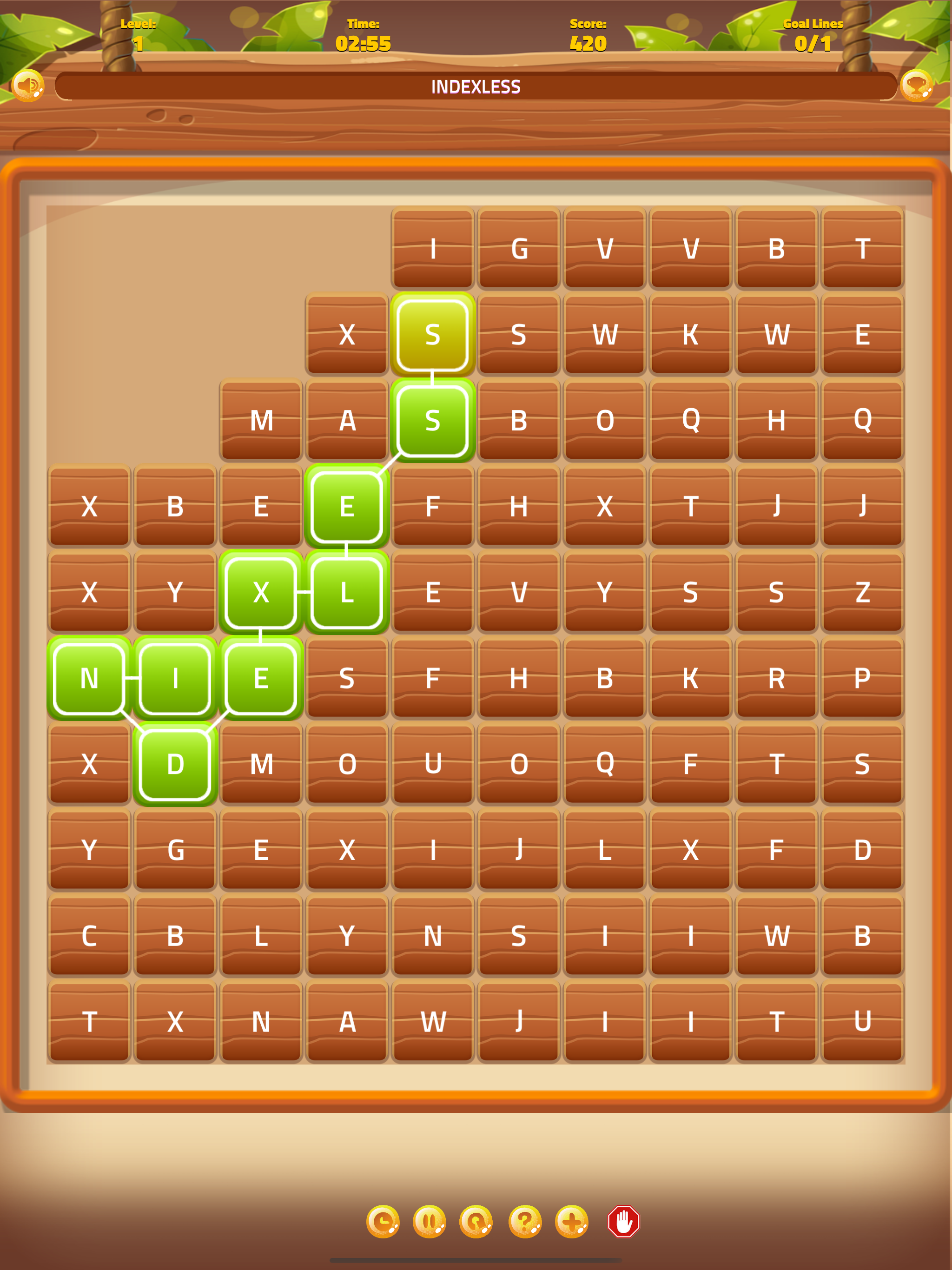 WordWipe: word link game