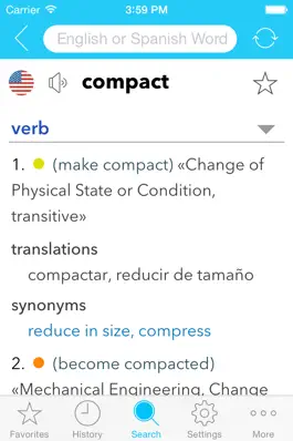 Game screenshot English Spanish Dictionary C. mod apk