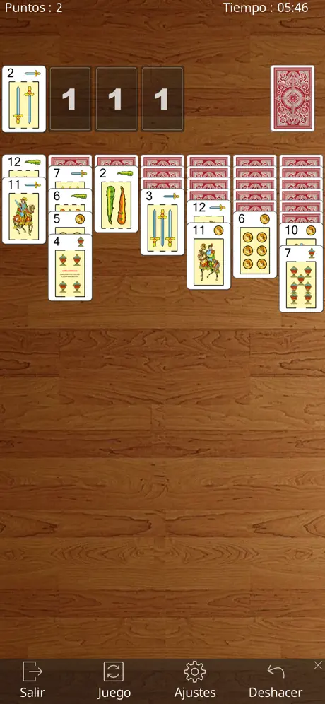 Solitarios de cartas españolas