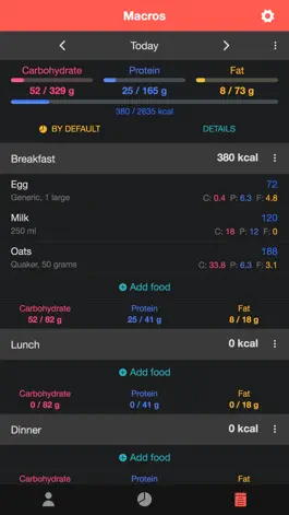 Game screenshot Macros - Calorie Counter apk
