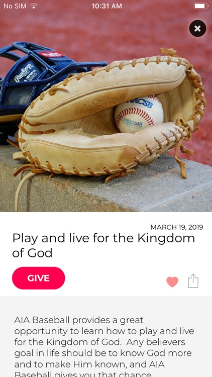 Athletes in Action Baseball