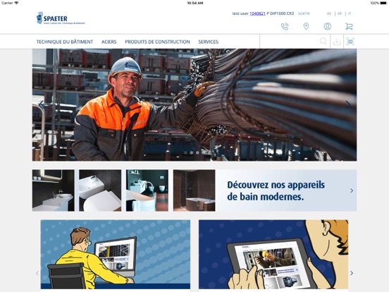 Screenshot #4 pour SPAETER mobile App