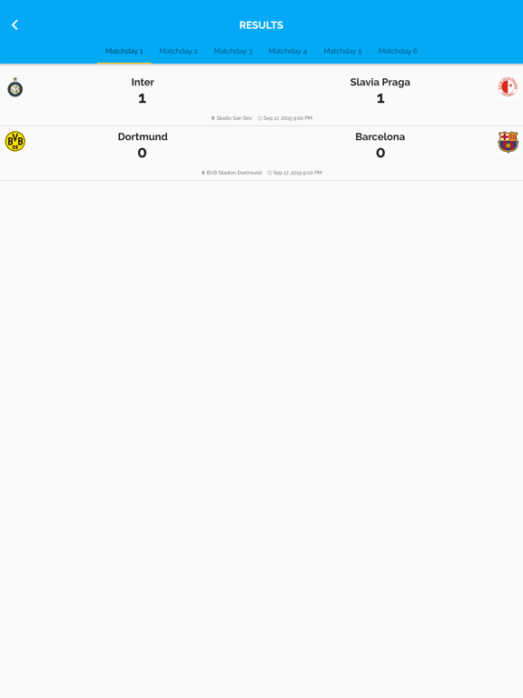 My Tournaments iPad screenshot 7 - Sports app