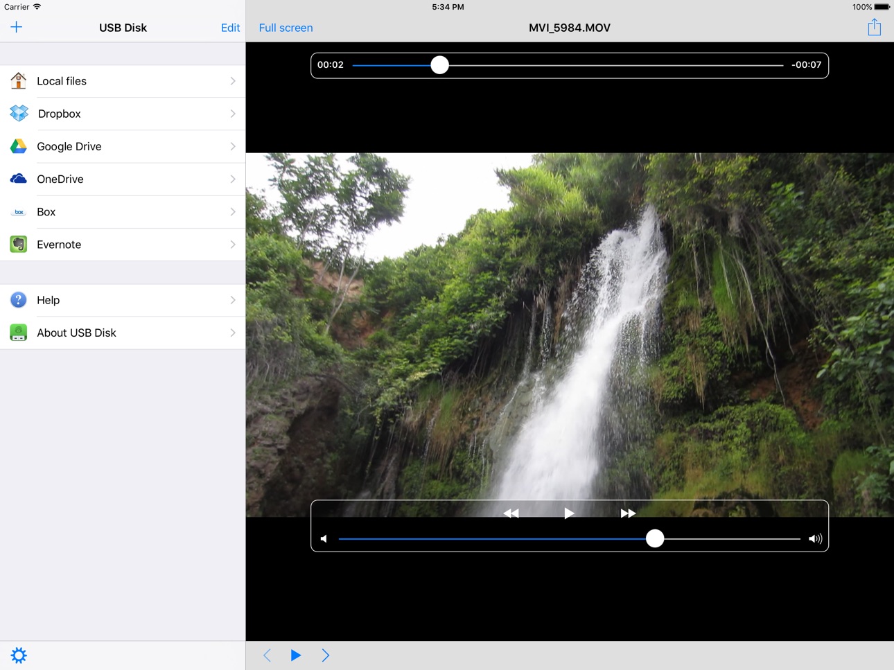 iPad screenshot