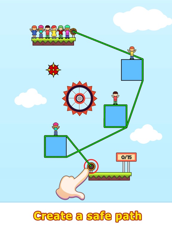 Screenshot #5 pour Rope Hero -Puzzle Physics Game