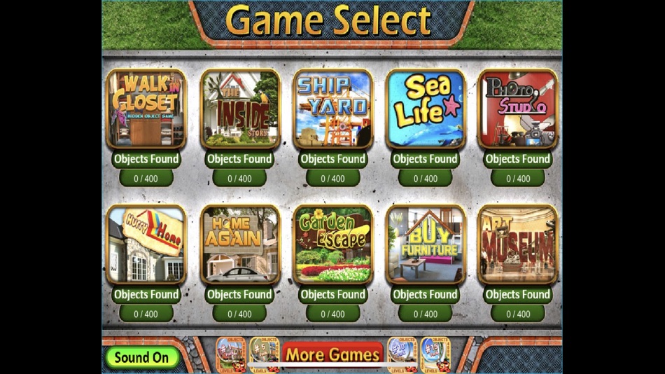 #1. Pack 7 - 10 in 1 Hidden Object (iOS) 来自: Big Leap Studios