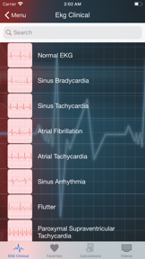 EKG Clinical screenshot