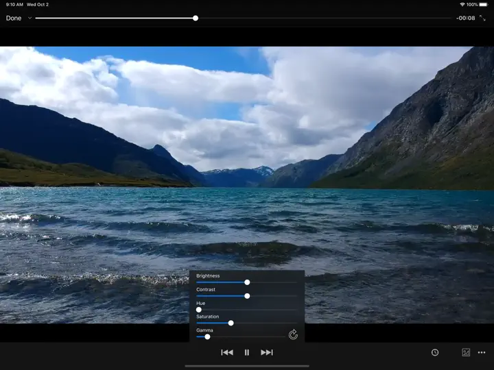 Скриншот Azul - Video Player For IPad на iPhone 2