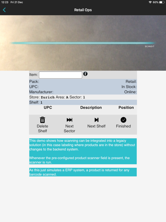 Screenshot #5 pour Scandit Enterprise Browser