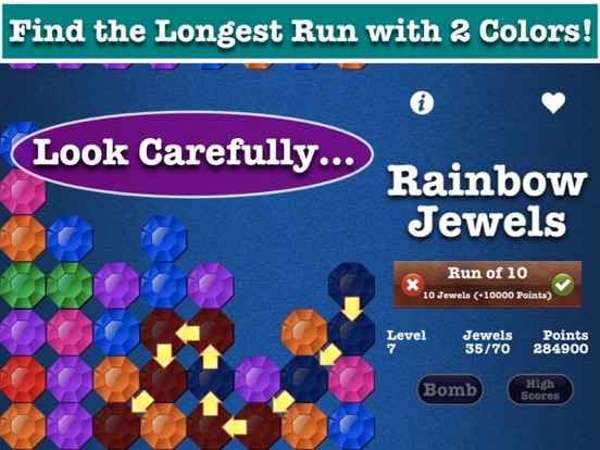 Screenshot #5 pour Rainbow Jewels™ Color Connect!