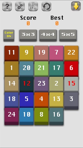 Number Slide-15 Fifteen puzzleのおすすめ画像3