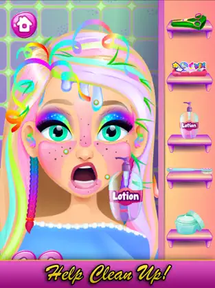 Screenshot 6 Rainbow Princess Hair Salon iphone