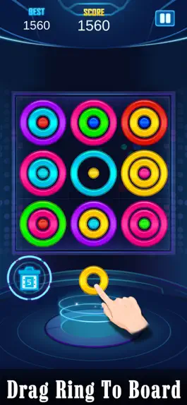 Game screenshot Ring Color Puzzle Match 3 Game mod apk