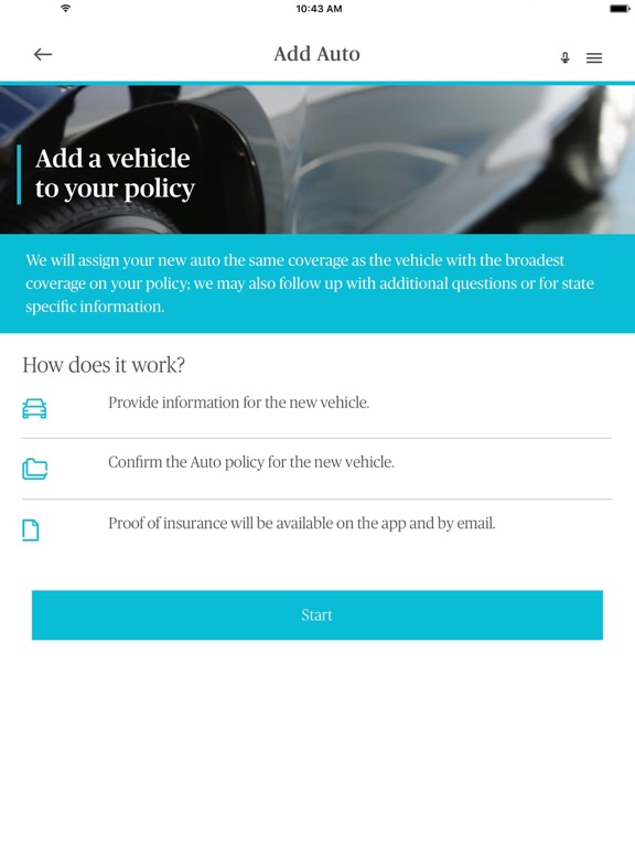 App screenshot